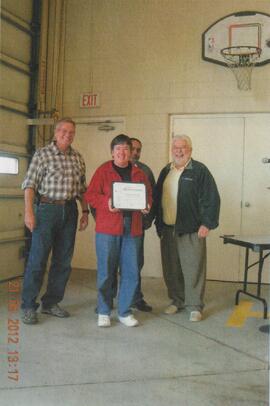 Heidi Northover - 25 years of service certificate