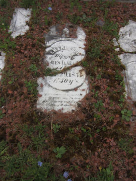 Van Every, Charlotte grave marker
