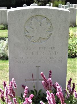 Jack Sutherland War Grave