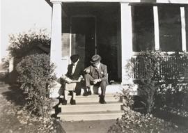 William L. and Marjorie Campbell Outside House - 1946