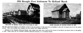 1934 Brought First Settlement to Holland Marsh
