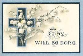 Front of Phoebe A. Harman Funeral Card