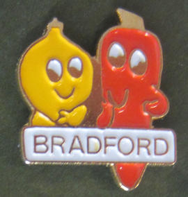 Bradford Turnip and Carrot pin