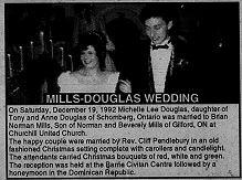 Mills-Douglas Wedding