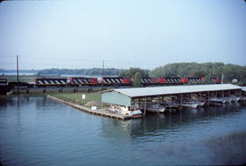 CN Train in Bradford - 1983