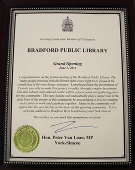 BWG Public Library Grand-Opening MPP Letter