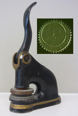 Bradford Municipal Seal - worn with use