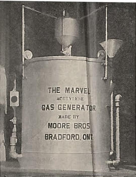Moore Bros. Marvel Acetylene Gas Generator