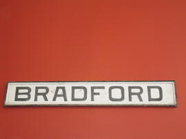 Bradford Railway Sign