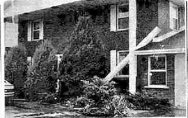 Tornado - Dr. Larry Barcza's home