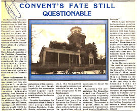 Convent's Fate Still Questionable