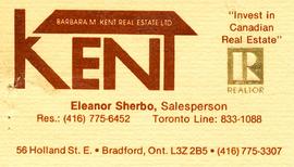 Eleanor Sherbo's Business Card