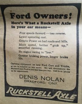 Car Mechanic Ad - Denis Nolan