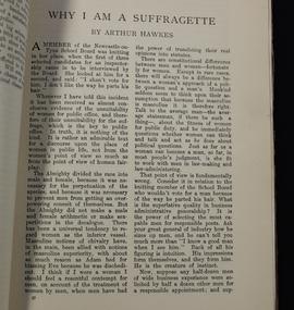 Why I am a Suffragette Article