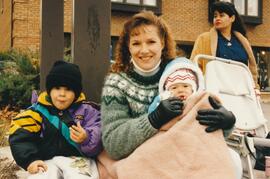 Thibert Family at the Santa Claus Parade