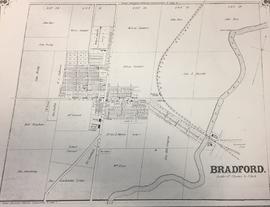 Town of Bradford Map c.1878
