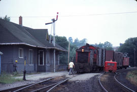 CN Train in Bradford - 1979