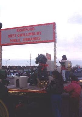 Library Float in Santa Claus Parade