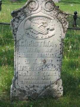 Grave of Christina Bannerman