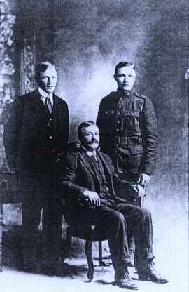 Silas Harvey and his sons