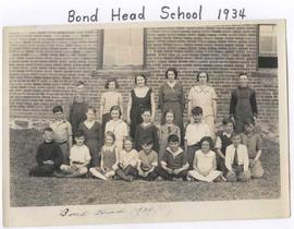 Bond Head School SS #5 Class Photo 1934